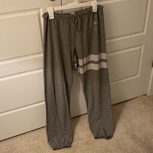 Vintage Victoria Secret Gray Jogger Pants with Stripes